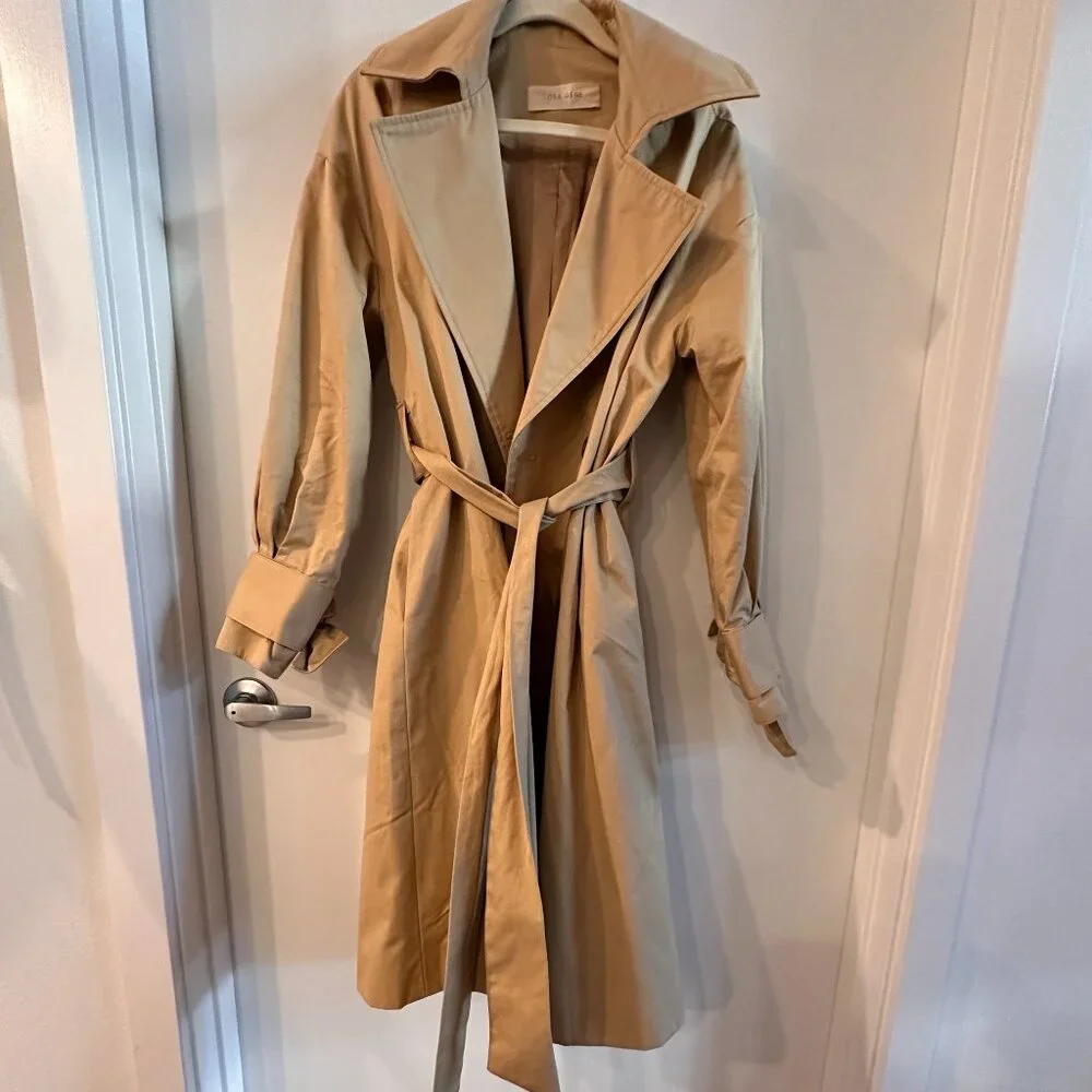 Cotton Trench Coat - Picture 2 of 7